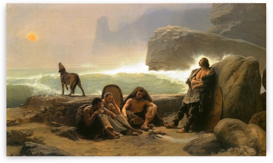 The Gallic coast guard by Jean Jules Antoine Lecomte du Nouy