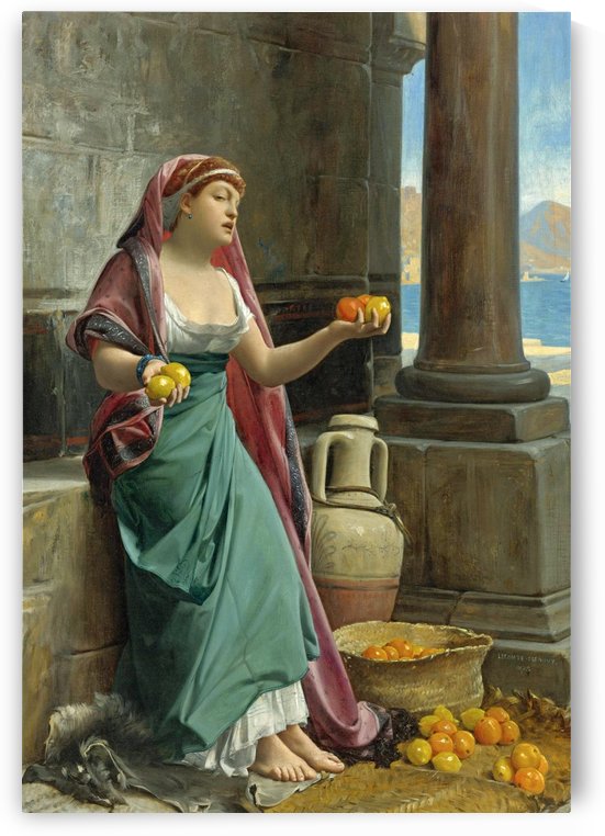 The citrus seller by Jean Jules Antoine Lecomte du Nouy