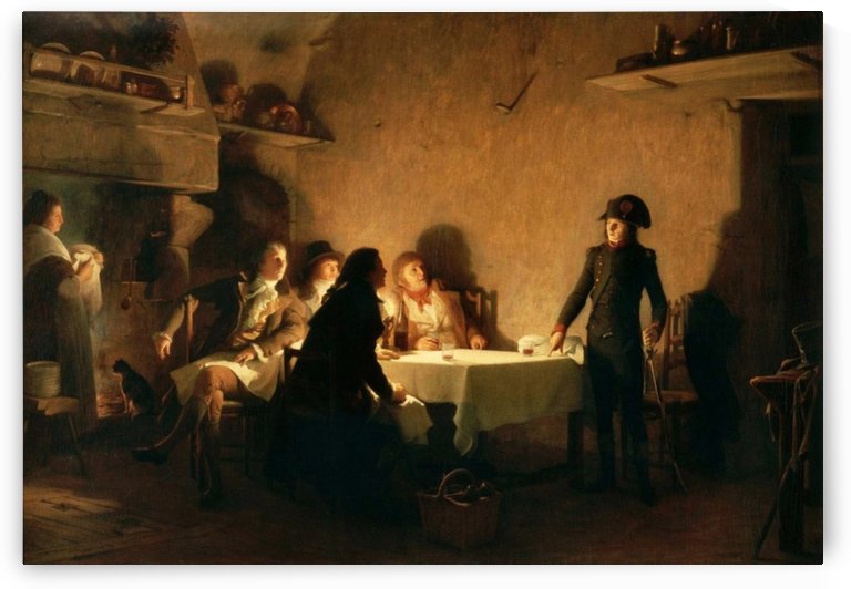 The supper of Beaucaire, 28 July 1793 by Jean Jules Antoine Lecomte du Nouy