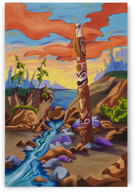 Haida Totem by Janice Gallant