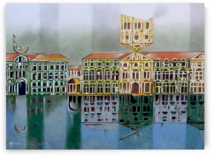 memory of Saint Peterburg the Neva River by federicocortese