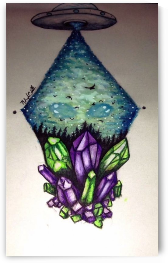 Crystals and Aliens by Makayla Ellis