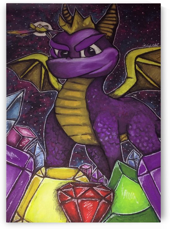 Spyro and Sparx by Makayla Ellis