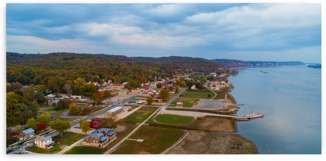 Grafton, IL City by Jordan Williams of Air Imagery Services