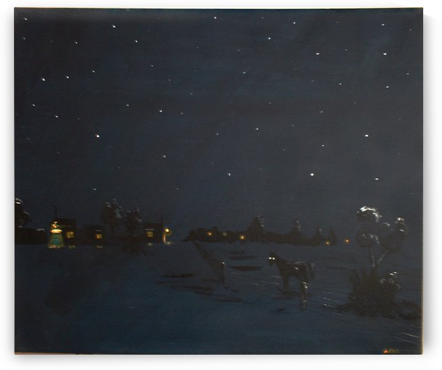 Farm night by luceire