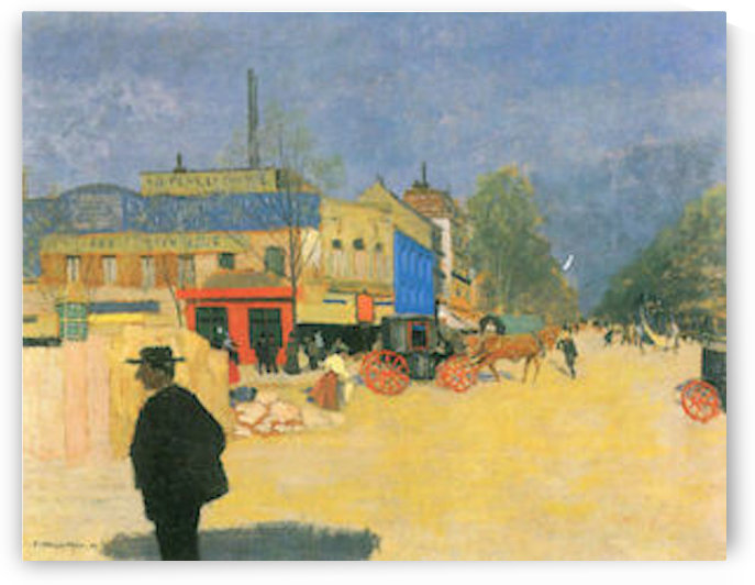 The Place Clichy in Paris by Felix Vallotton