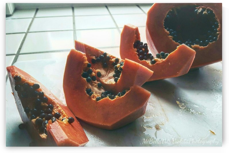 Papaya love  by Violet S Ramos