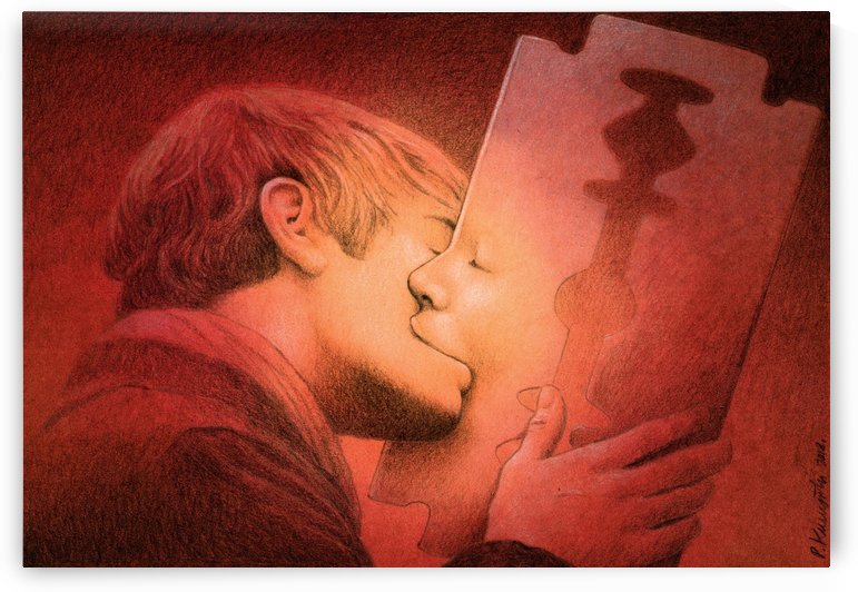 kiss by Pawel Kuczynski