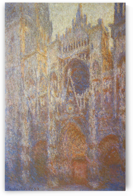 The Rouen Cathedral West facade by Monet