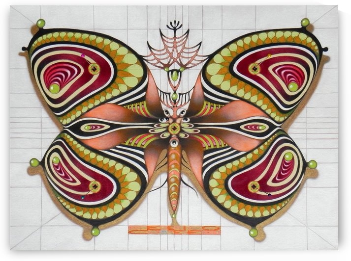 butterfly from the twenties by federicocortese