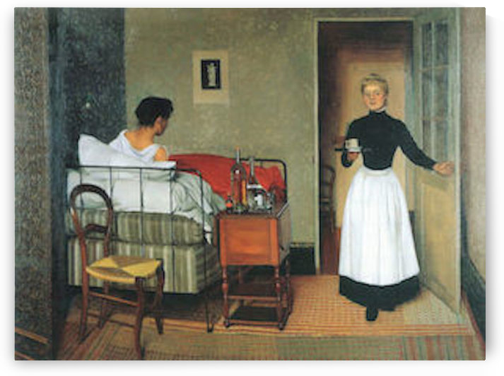The sick by Felix Vallotton
