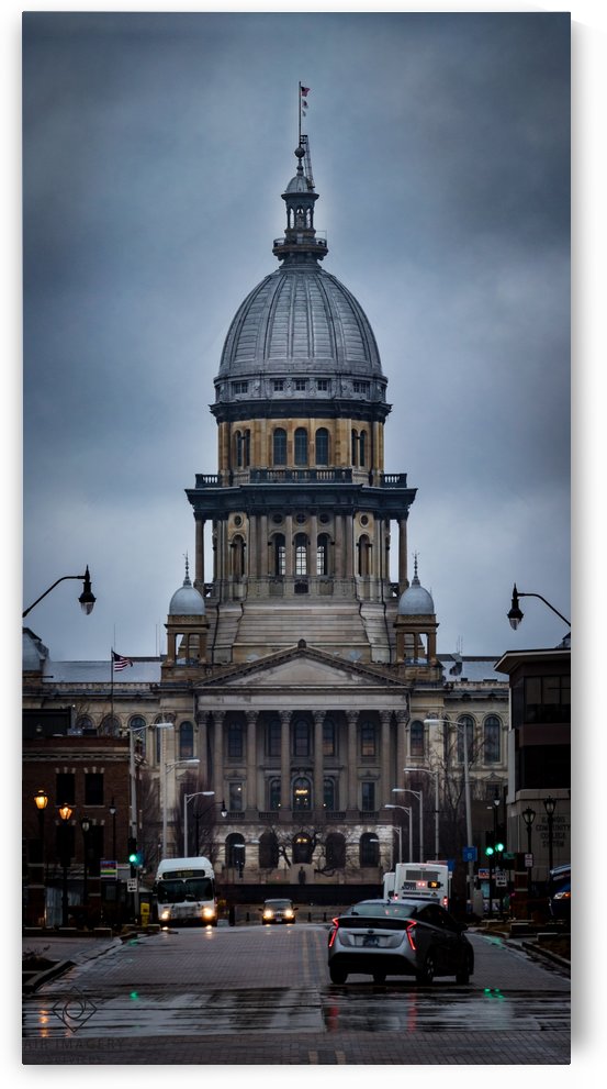 Illinois State Capitol by Jordan Williams of Air Imagery Services
