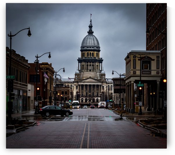 Illinois State Capitol by Jordan Williams of Air Imagery Services