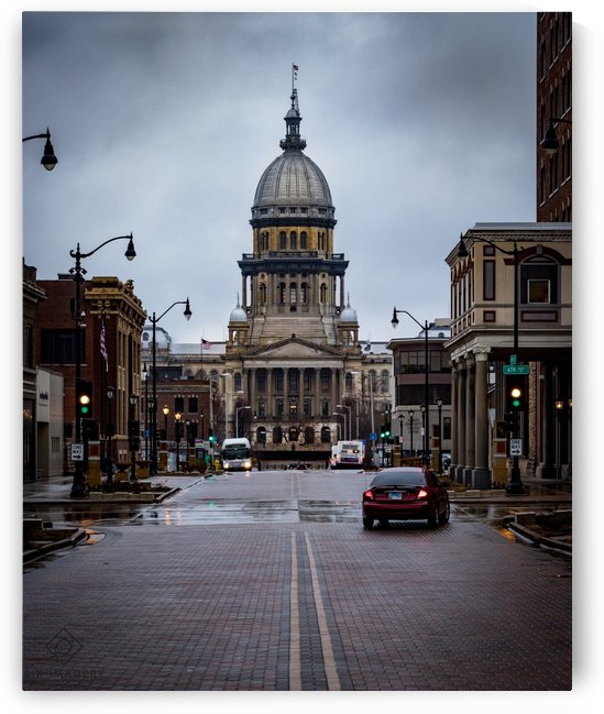 Illinois State Capitol by Jordan Williams of Air Imagery Services