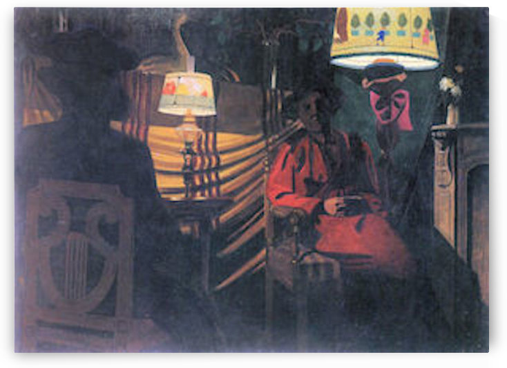 The visit 1 by Felix Vallotton