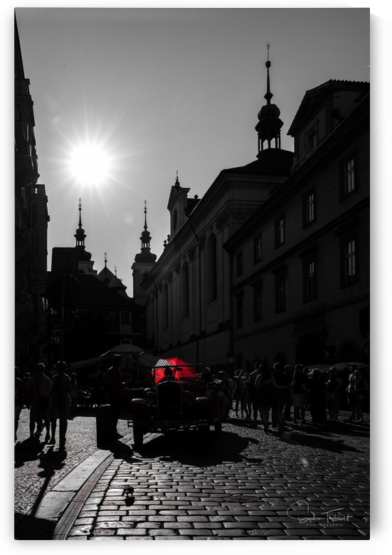 Le parapluie rouge by Sophie Thibault