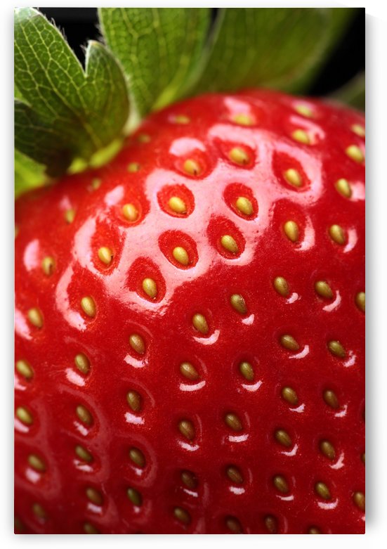 Fresh strawberry close-up by Johan Swanepoel
