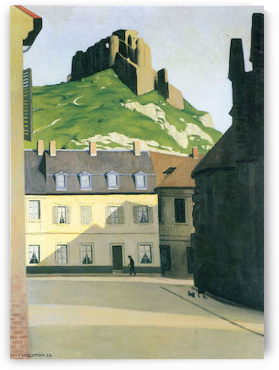 Town square in Andlys by Felix Vallotton