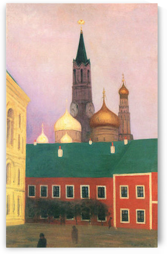View of the Kremlin in Moscow by Felix Vallotton