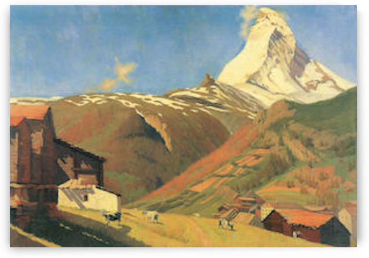View of Zermatt by Felix Vallotton