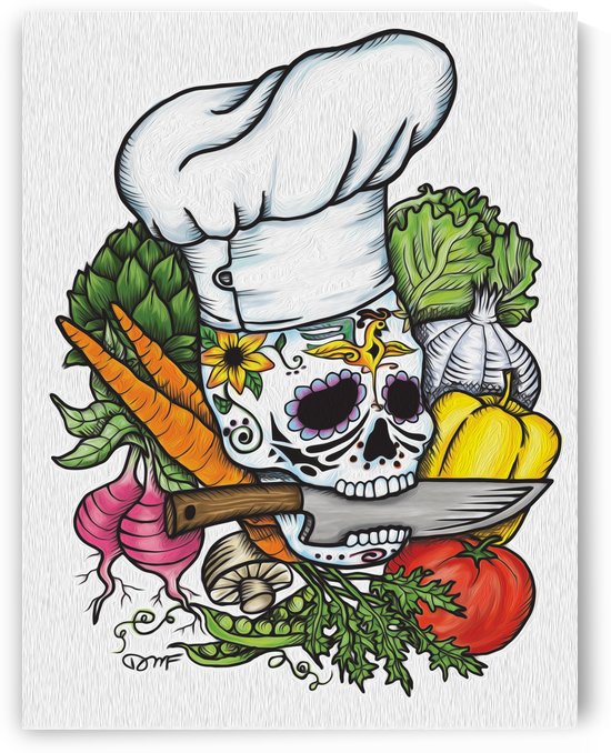 Dia de los Muertos Chef by Daniel J Fuller