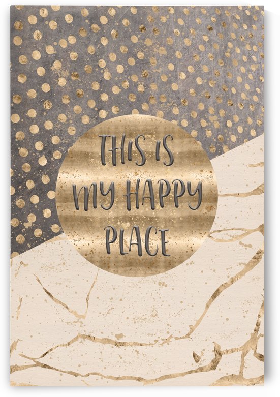 GRAPHIC ART This is my happy place by Melanie Viola