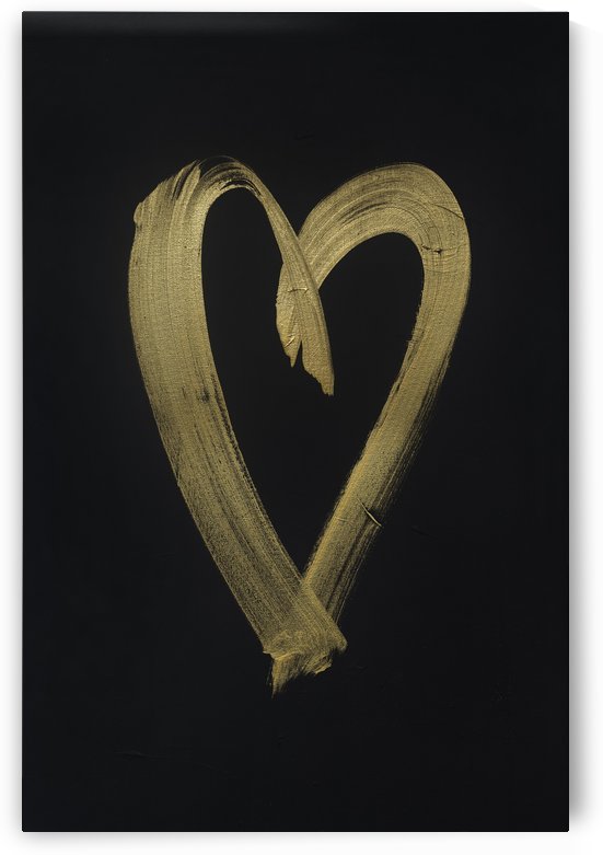 Gold heart3.5mb by Matt Hanover Art