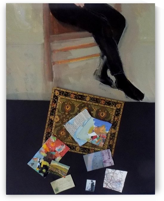 Woman in a Chair by DONNA REIBSLAGER
