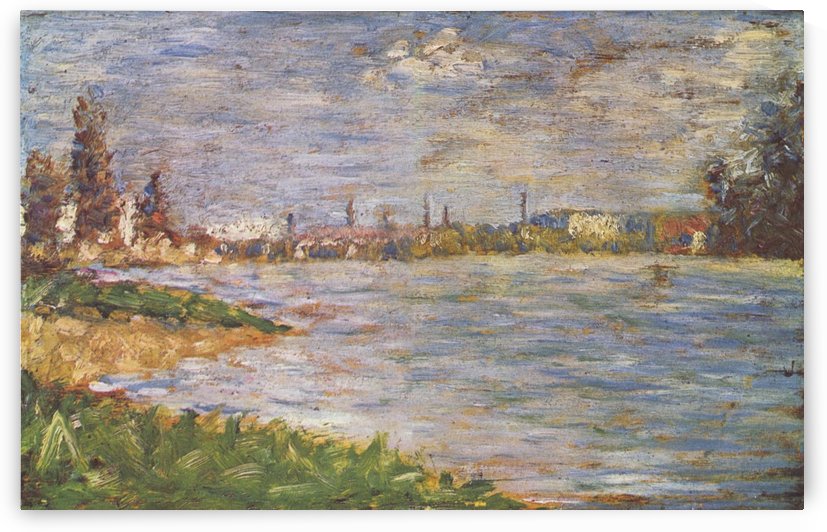Die beiden Ufer by Georges Seurat