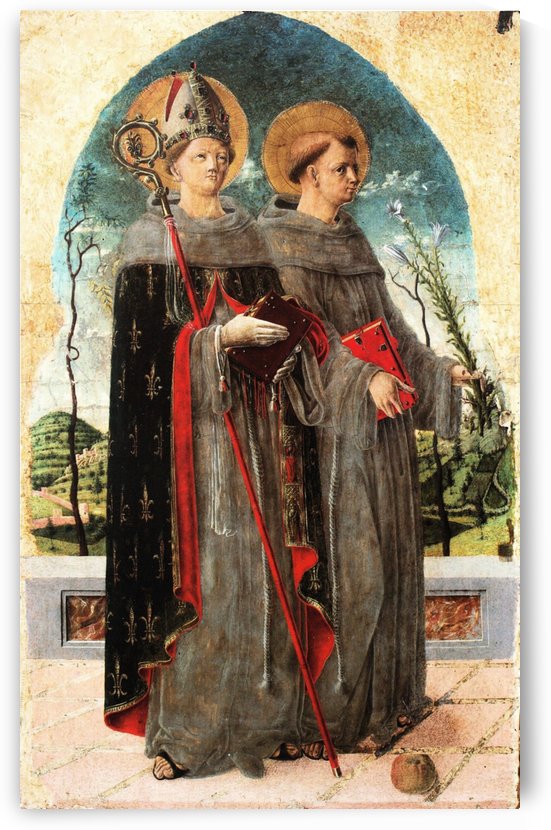 San Ludovico e Antonio by Giorgio Schiavone