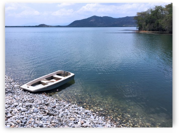 Peaceful Lake by Maria Virginia Castro