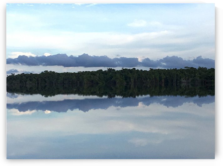 Sky Reflected In Still Water by Maria Virginia Castro