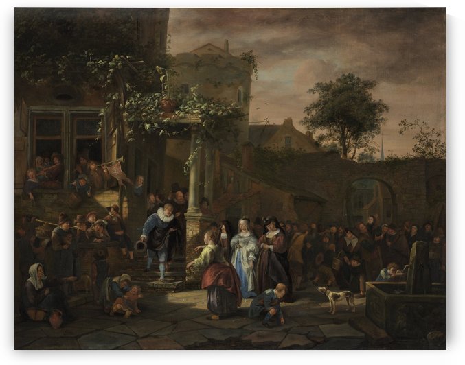 The Village Wedding by Jan Steen