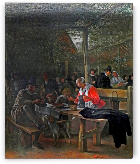 Wirtshausgarten by Jan Steen