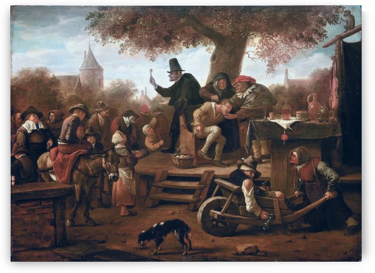 De kwakzalver by Jan Steen