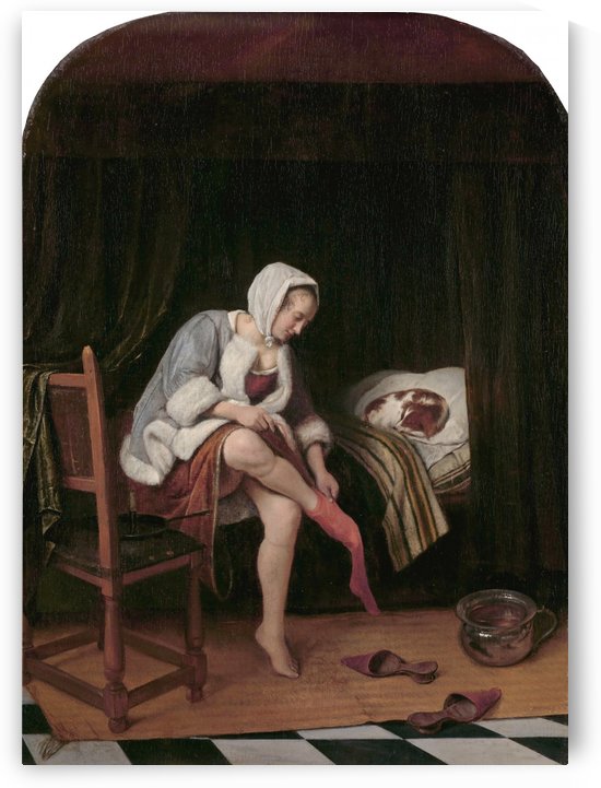 Woman at her toilet by Jan Steen