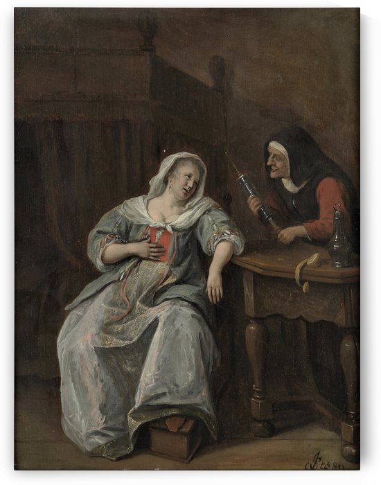 The Sick Woman by Jan Steen