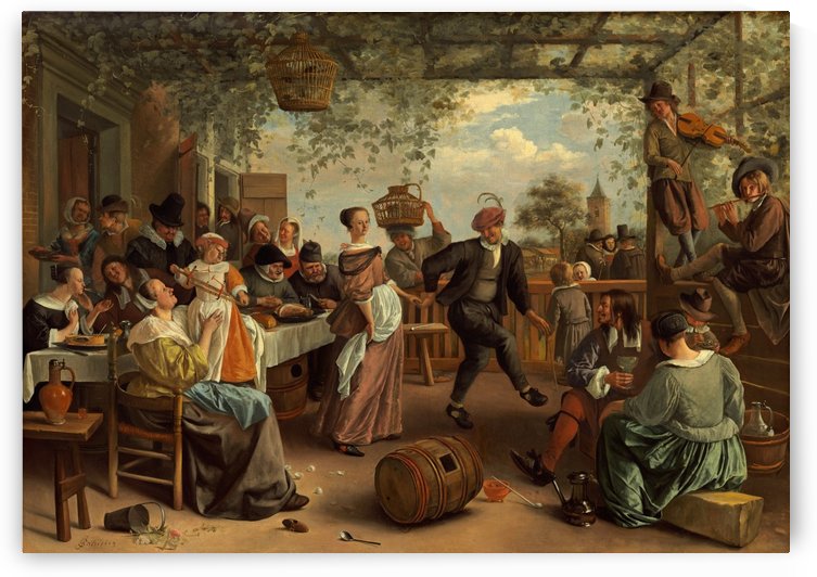 The Dancing Couple by Jan Steen