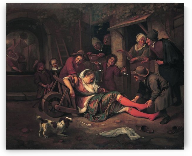 Wine is a Mocker by Jan Steen