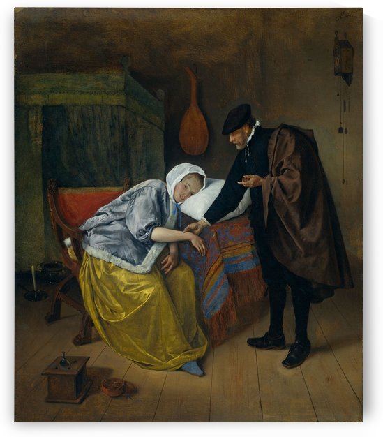 Steen Doctor and His Patient by Jan Steen