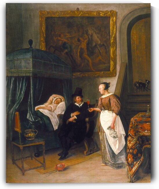 The Doctor's Visit 1660 by Jan Steen