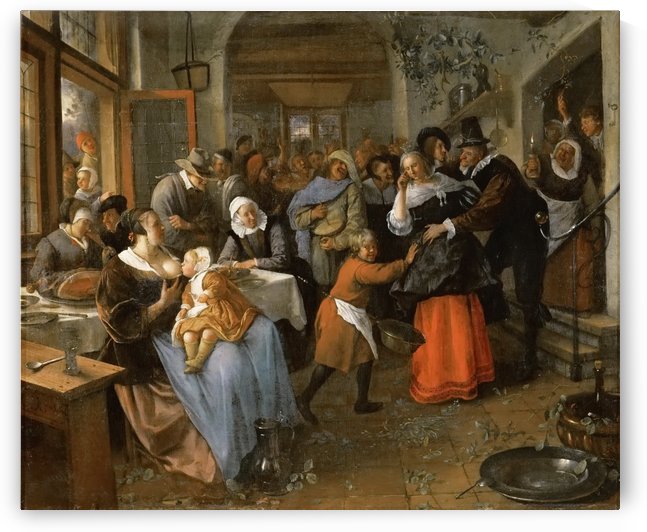 The cheated bridegroom by Jan Steen