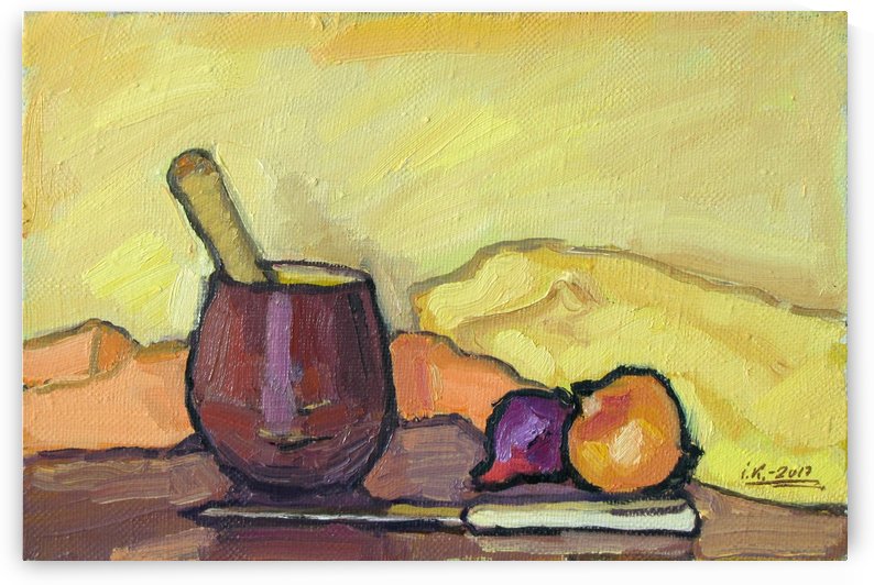 Still Life with Pounder by Ivan Kolisnyk