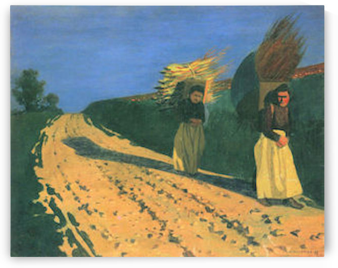 Wood bearing women by Felix Vallotton