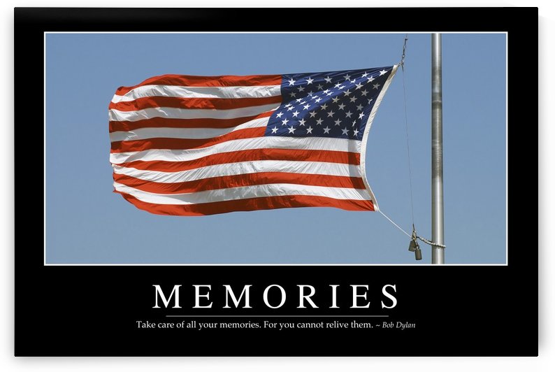 Memories: Inspirational Quote and Motivational Poster by StocktrekImages