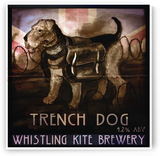 Whistling Kite Brewery: Trench Dog by Alex Holt