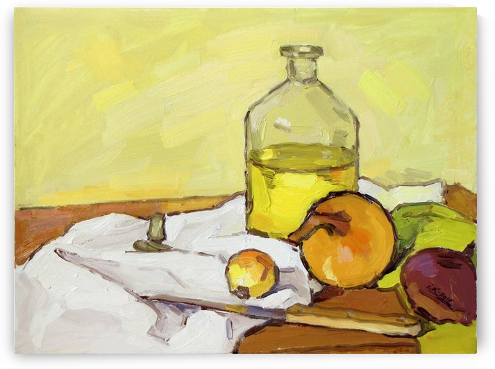 Still Life with Onion-2 by Ivan Kolisnyk