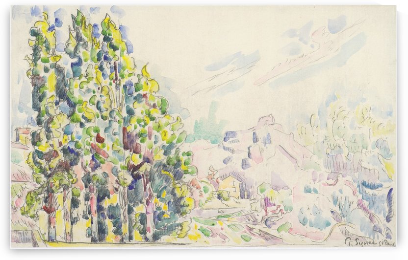 Saint-Paul-de-Vence by Paul Signac
