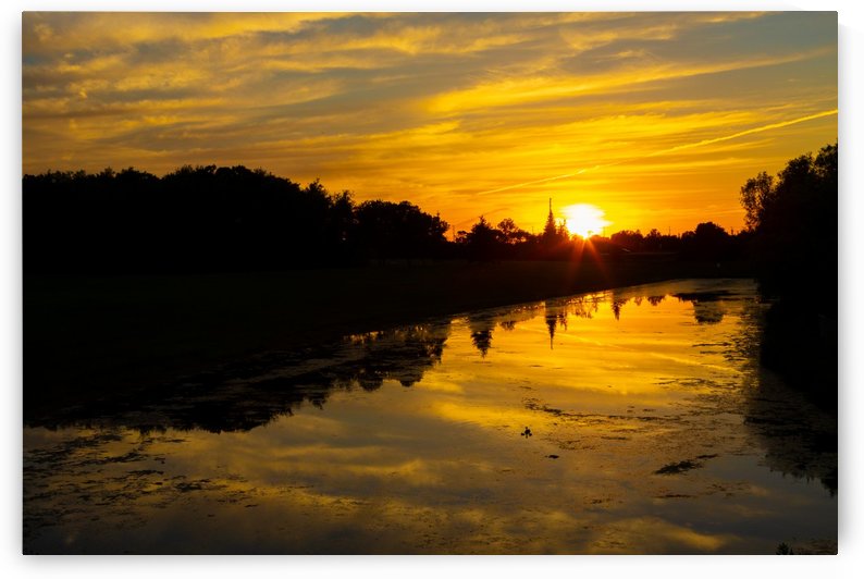 SUNSET BY THE WATER by Michael