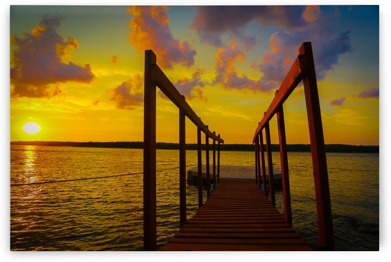 SUNSET BY THE WATER by Michael